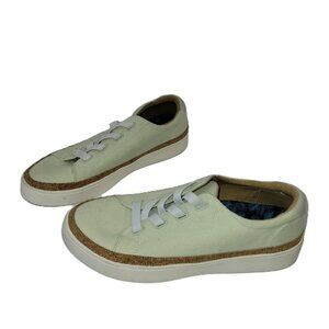 REVITALIGN Hermosa Orthotic Gore Lace Slip-On Sneakers Light Green Women's SZ 9D